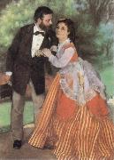 The Painter Sisley and his Wife renoir